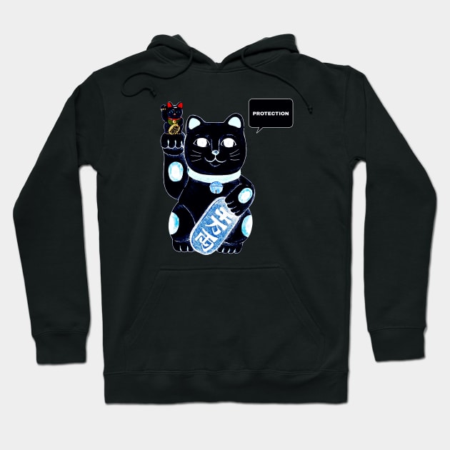 Protector Neko Hoodie by Black Cat Alley